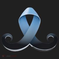 Prostate Awareness Ribbon Mustache Women's Sweatshirt thumb 2