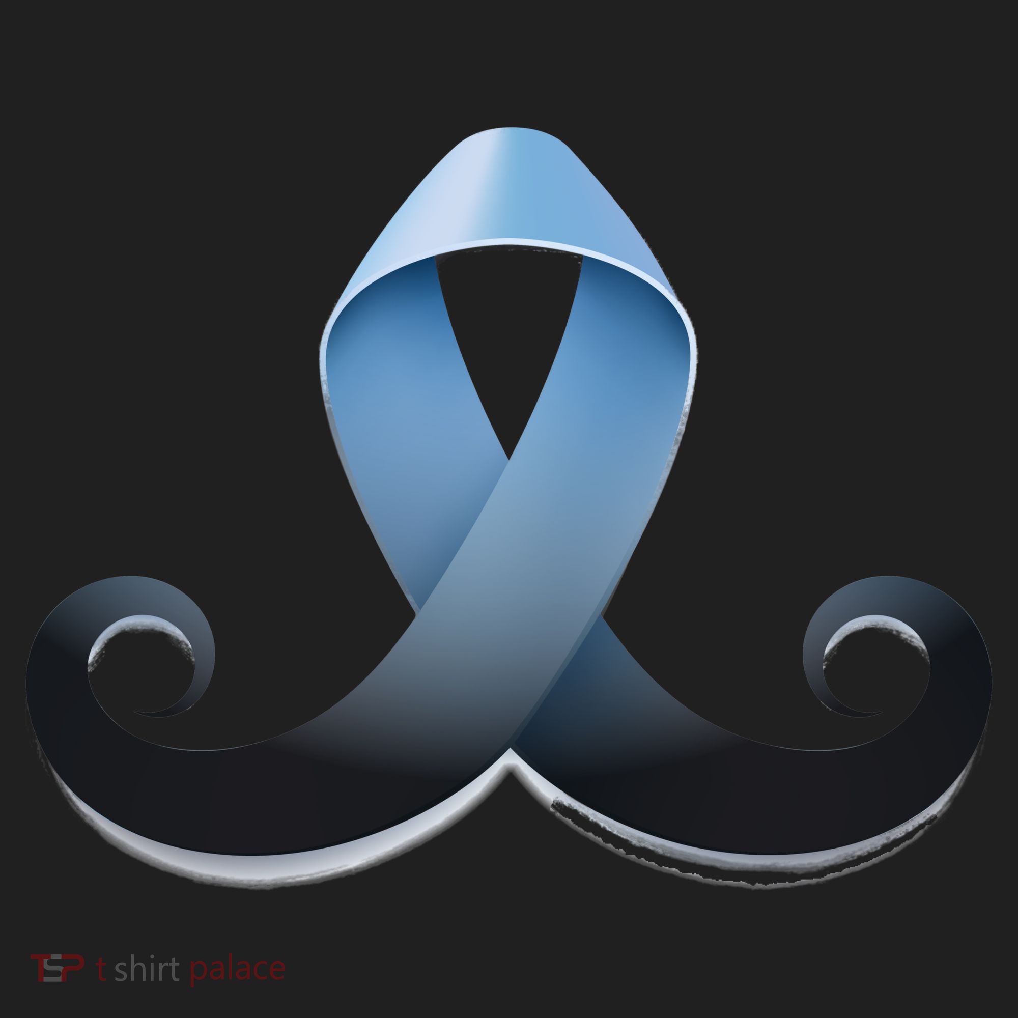 Prostate Awareness Ribbon Mustache Women's Sweatshirt