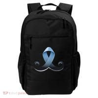 Prostate Awareness Ribbon Mustache Backpack thumb 0