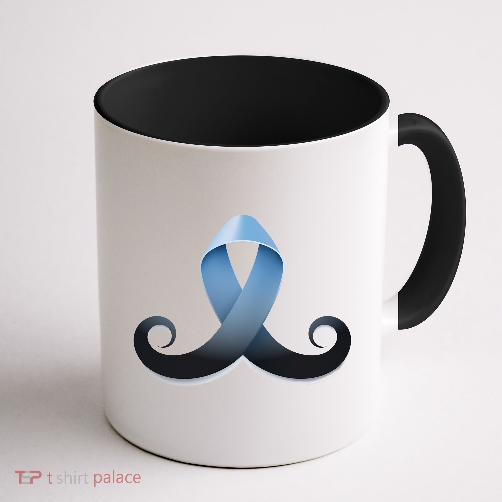 Prostate Awareness Ribbon Mustache Coffee Mug
