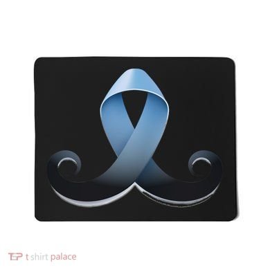 Prostate Awareness Ribbon Mustache Mousepad