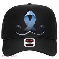 Prostate Awareness Ribbon Mustache Hat thumb 0