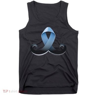 Prostate Awareness Ribbon Mustache Tank Top