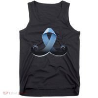 Prostate Awareness Ribbon Mustache Tank Top thumb 0