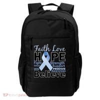 Prostate Cancer Awareness Faith Hope Backpack thumb 0