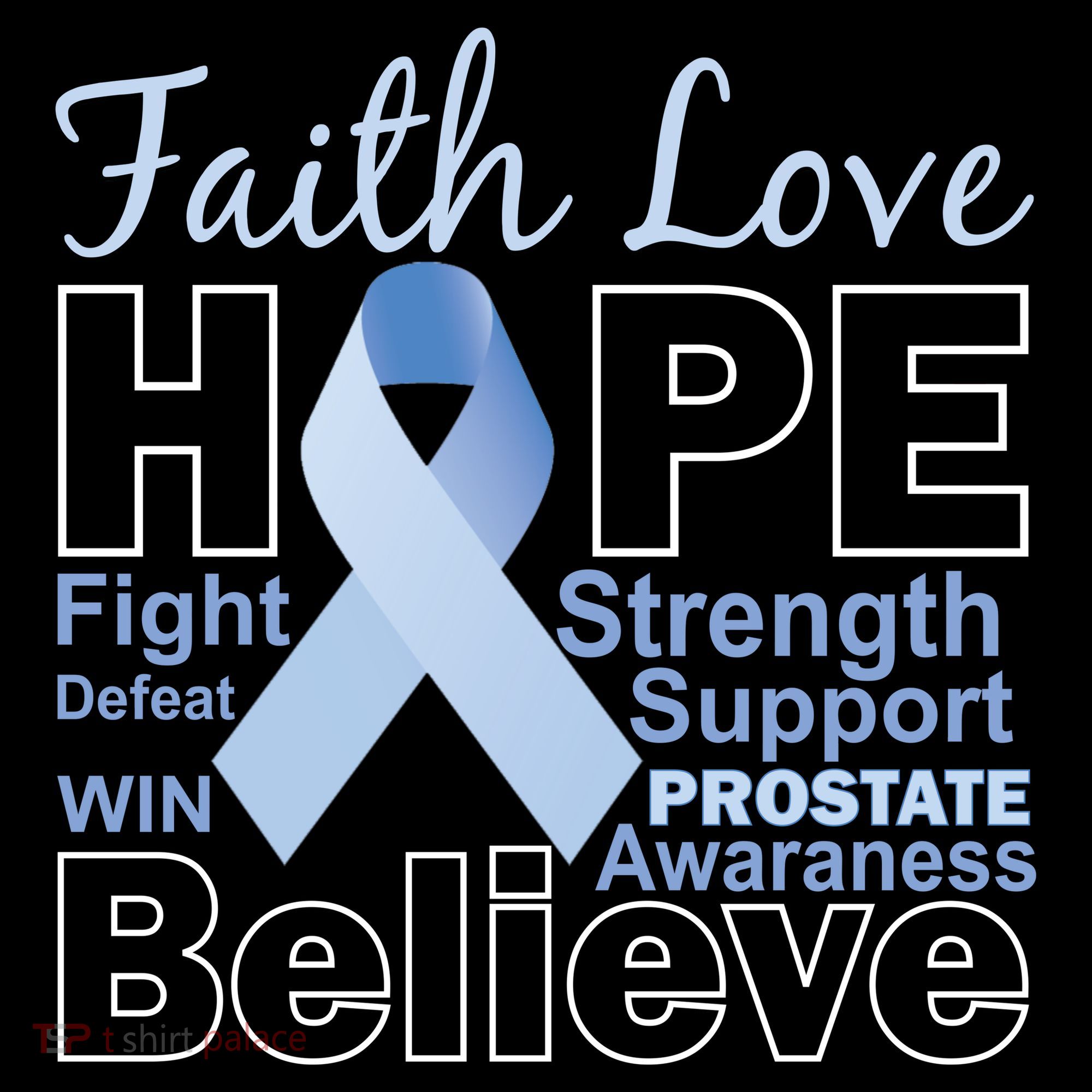 Prostate Cancer Awareness Faith Hope Backpack
