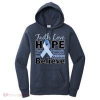 Prostate Cancer Awareness Faith Hope Women's Hoodie thumb 0