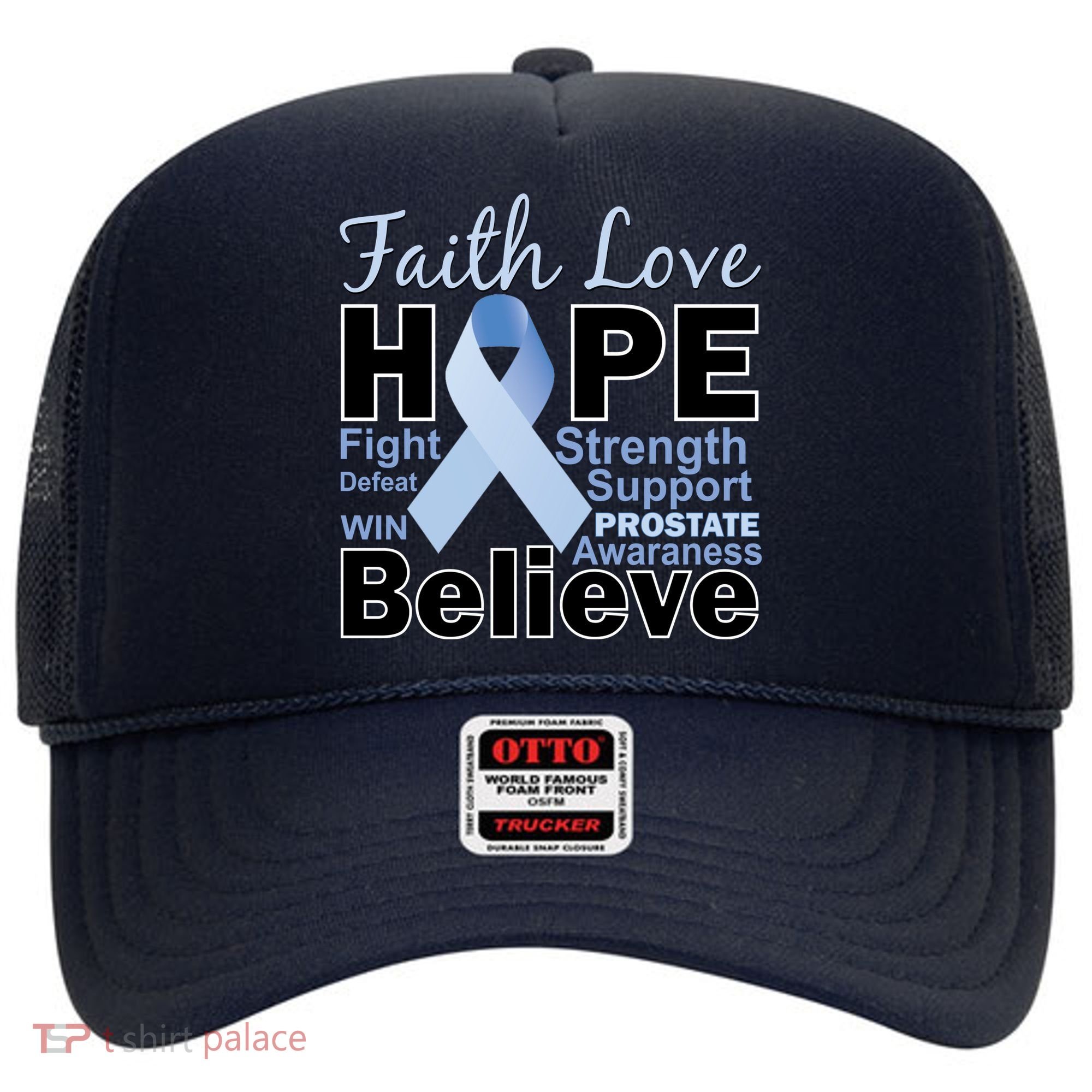 Prostate Cancer Awareness Faith Hope Hat