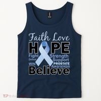 Prostate Cancer Awareness Faith Hope Tank Top thumb 2