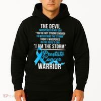 Prostate Cancer Warrior I Am The Storm Hoodie thumb 2