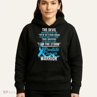 Prostate Cancer Warrior I Am The Storm Hoodie thumb 5