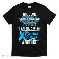 Prostate Cancer Warrior I Am The Storm T-Shirt thumb 0
