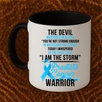 Prostate Cancer Warrior I Am The Storm Coffee Mug thumb 2