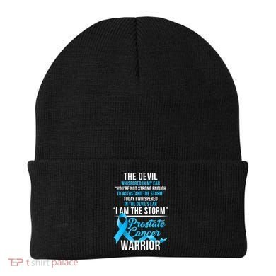 Prostate Cancer Warrior I Am The Storm Beanie