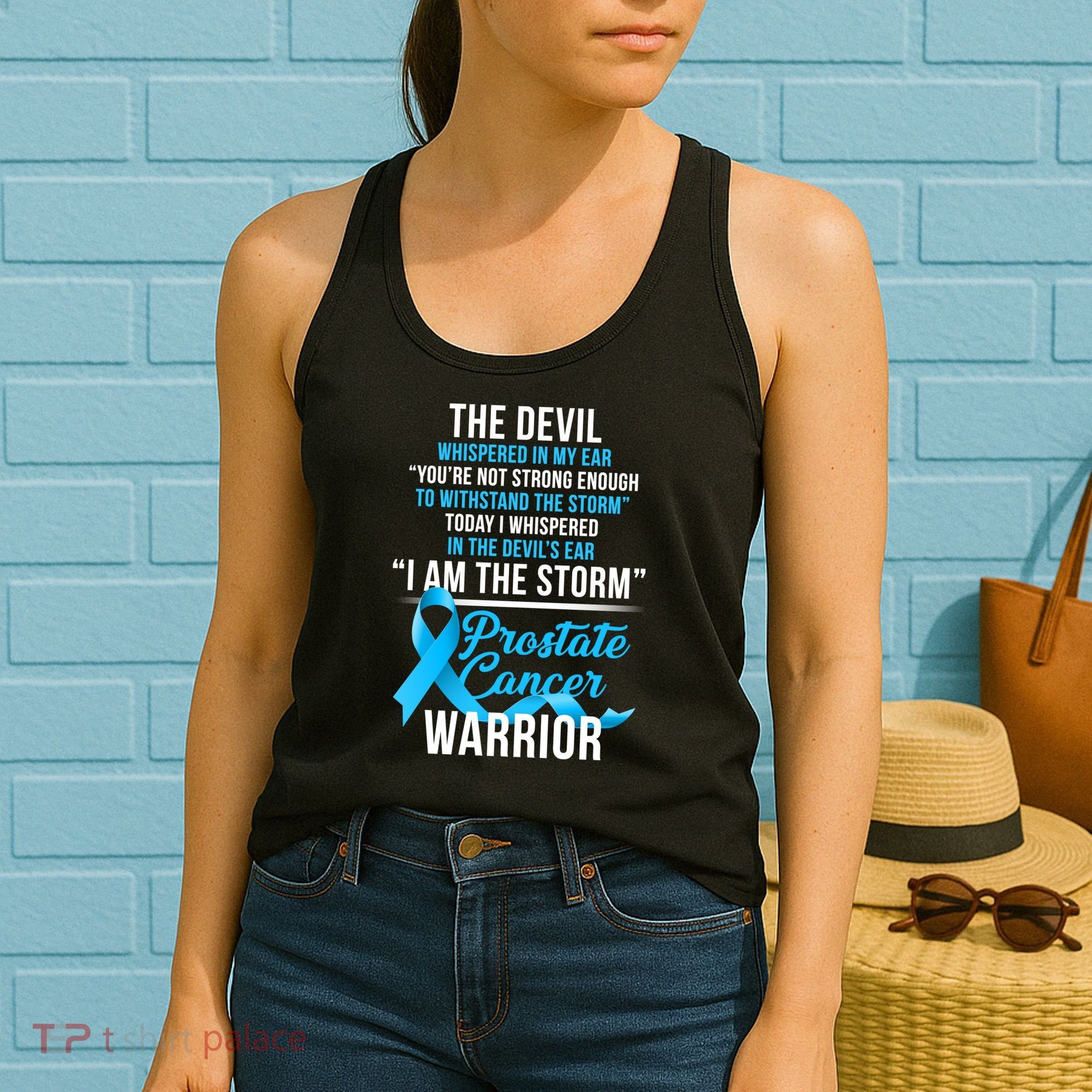 Prostate Cancer Warrior I Am The Storm Women's Tank Top