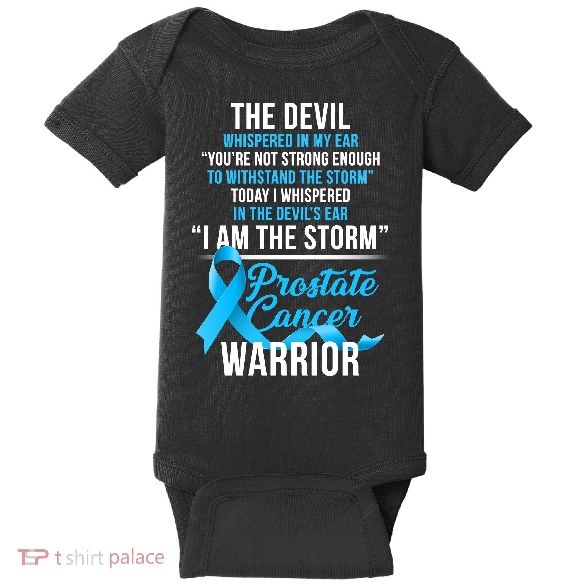 Prostate Cancer Warrior I Am The Storm Baby Bodysuit