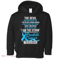 Prostate Cancer Warrior I Am The Storm Toddler Hoodie thumb 0