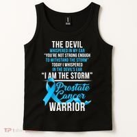 Prostate Cancer Warrior I Am The Storm Tank Top thumb 2