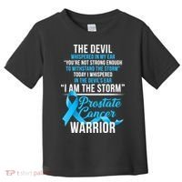 Prostate Cancer Warrior I Am The Storm Toddler T-Shirt thumb 0
