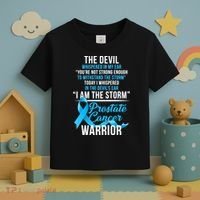 Prostate Cancer Warrior I Am The Storm Toddler T-Shirt thumb 3