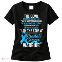 Prostate Cancer Warrior I Am The Storm Women's T-Shirt thumb 0