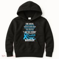 Prostate Cancer Warrior I Am The Storm Kids Hoodie thumb 0
