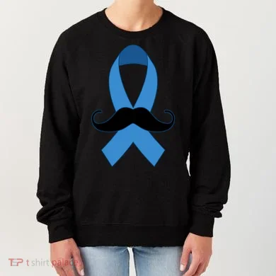 Prostate Mustache Ribbon Women's Sweatshirt