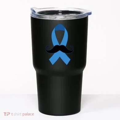 Prostate Mustache Ribbon Tumbler