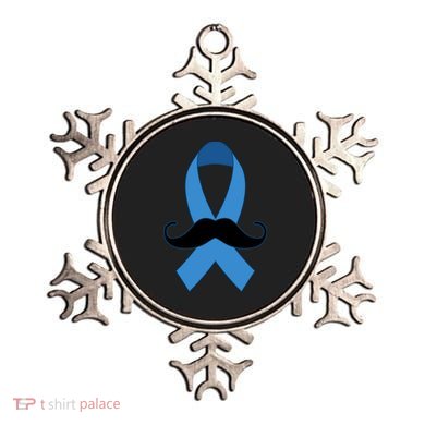 Prostate Mustache Ribbon Ornament