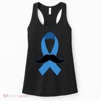 Prostate Mustache Ribbon Women's Tank Top thumb 0
