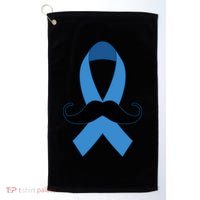 Prostate Mustache Ribbon Golf Towel thumb 0