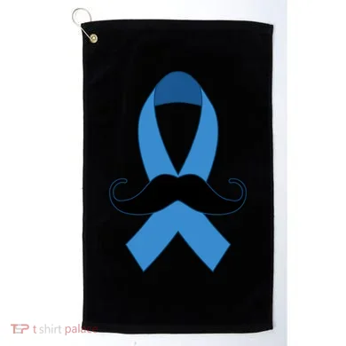 Prostate Mustache Ribbon Golf Towel