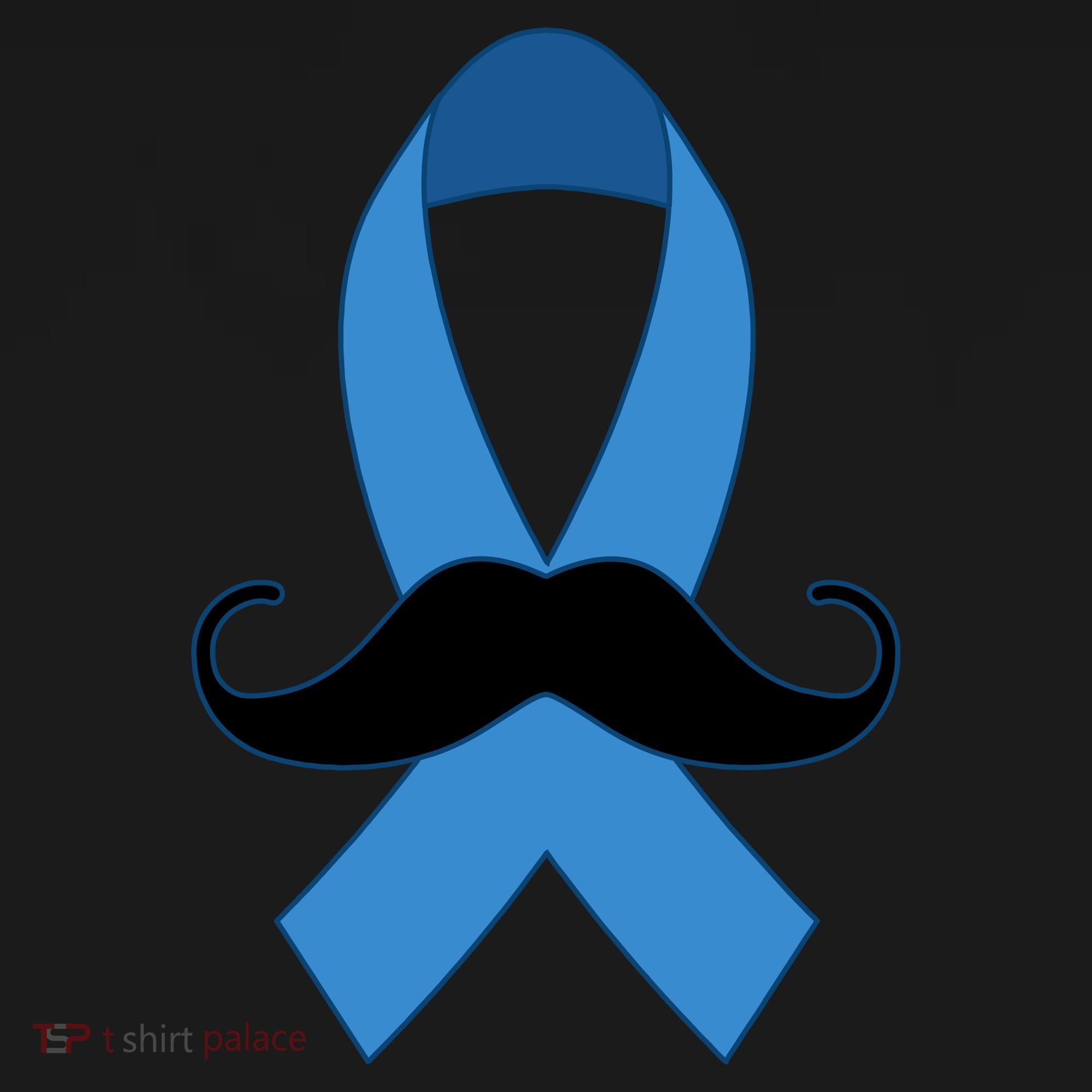 Prostate Mustache Ribbon Visor