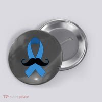 Prostate Mustache Ribbon Button thumb 0
