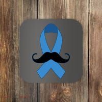 Prostate Mustache Ribbon Coaster thumb 0