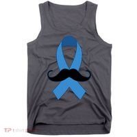 Prostate Mustache Ribbon Tank Top thumb 0