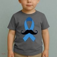 Prostate Mustache Ribbon Toddler T-Shirt thumb 2