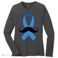 Prostate Mustache Ribbon Women's Long Sleeve Shirt thumb 0