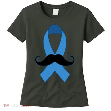 Prostate Mustache Ribbon Women's T-Shirt