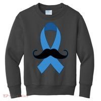 Prostate Mustache Ribbon Kids Sweatshirt thumb 0