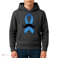 Prostate Mustache Ribbon Kids Hoodie thumb 4