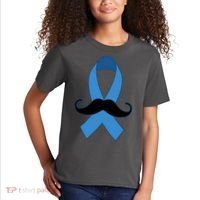 Prostate Mustache Ribbon Kids T-Shirt thumb 2