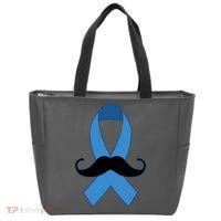 Prostate Mustache Ribbon Tote Bag thumb 0