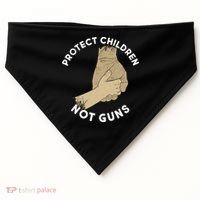 Protect Children Not Guns USA-Made Doggie Bandana thumb 0