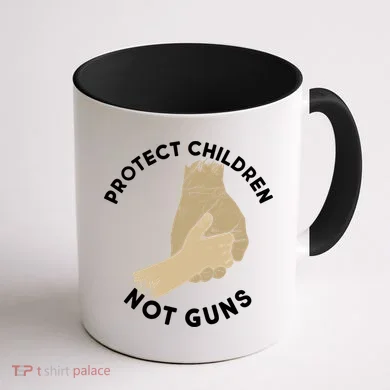 Protect Children Not Guns Coffee Mug back