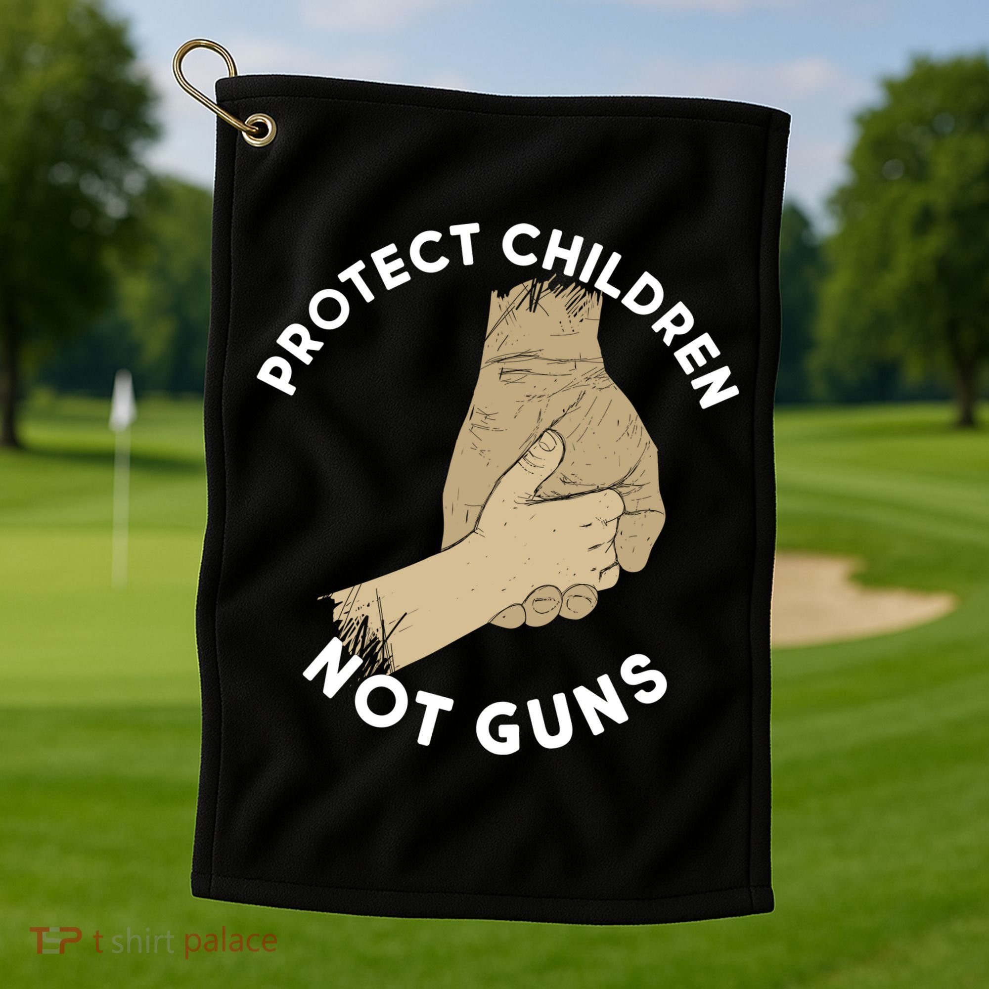 Protect Children Not Guns Golf Towel