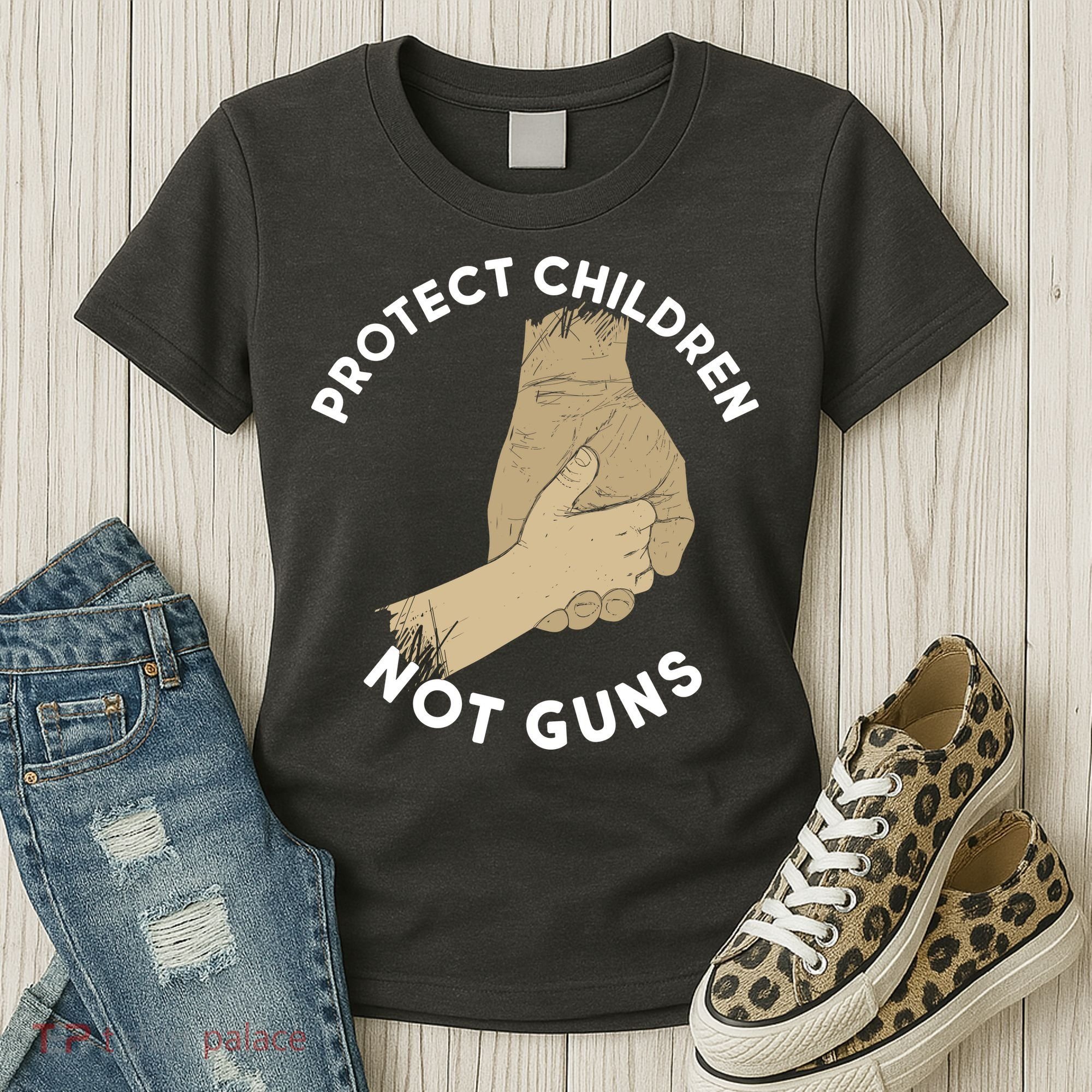 Protect Children Not Guns Women's T-Shirt