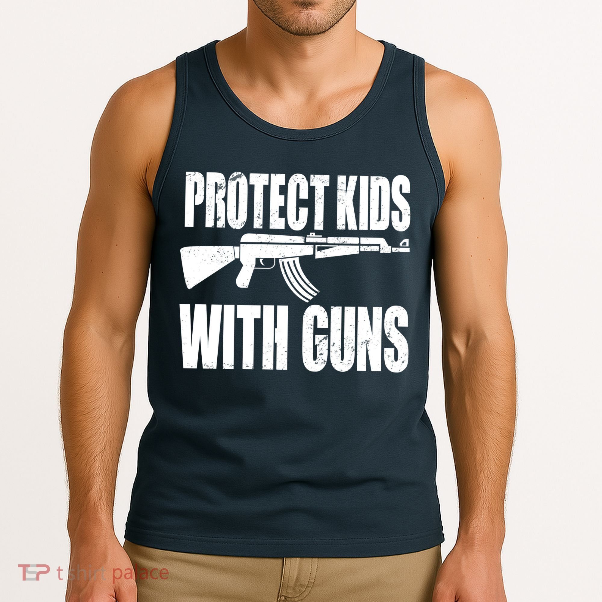 Protect Kids With Guns Tank Top