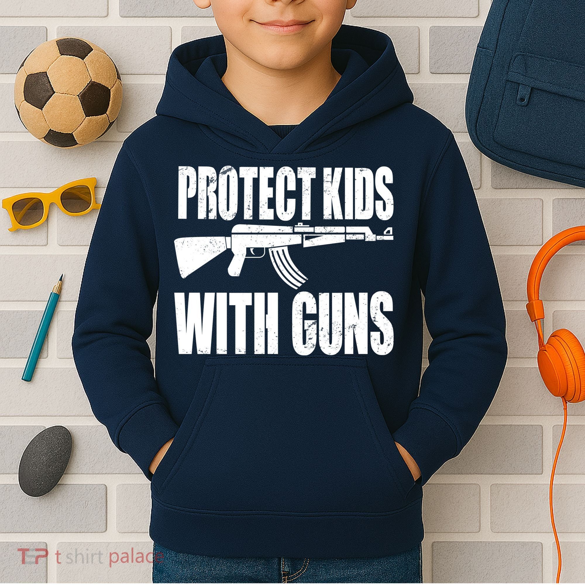 Protect Kids With Guns Kids Hoodie