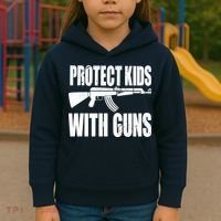 Protect Kids With Guns Kids Hoodie thumb 3